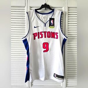 NEW ! Nike Detroit Pistons #9 Jerami Grant White 2021/22 Swingman Jersey Size XL